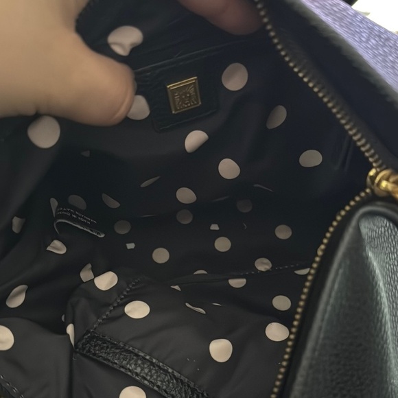 Black Leather Shoulder Bag - Picture 6 of 10